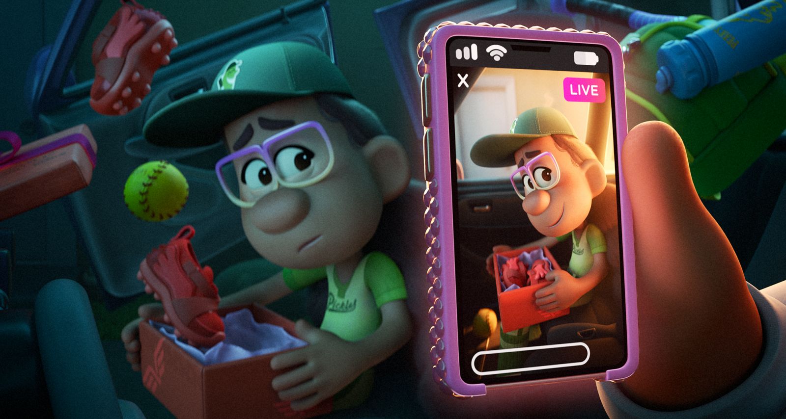 SNEAKY -- In Pixar Animation Studios’ “Win or Lose,” Rochelle (voice of Milan Elizabeth Ray) looks like she has it all together: star catcher of her softball team, good grades, a part-time job—she’s an impressive 13-year-old. The daughter of a single mom, Rochelle has had to grow up fast. Money is tight, so she’s shocked when her mom gives her a coveted pair of red sneakers. Directed, written and executive produced by Carrie Hobson and Michael Yates, and produced David Lally, “Win or Lose” begins streaming