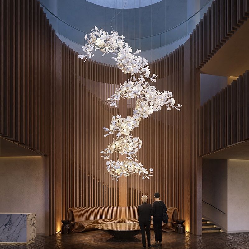 A unique artistic approach that transforms interior spaces through light and porcelain (Photo: Andreea Braescu)