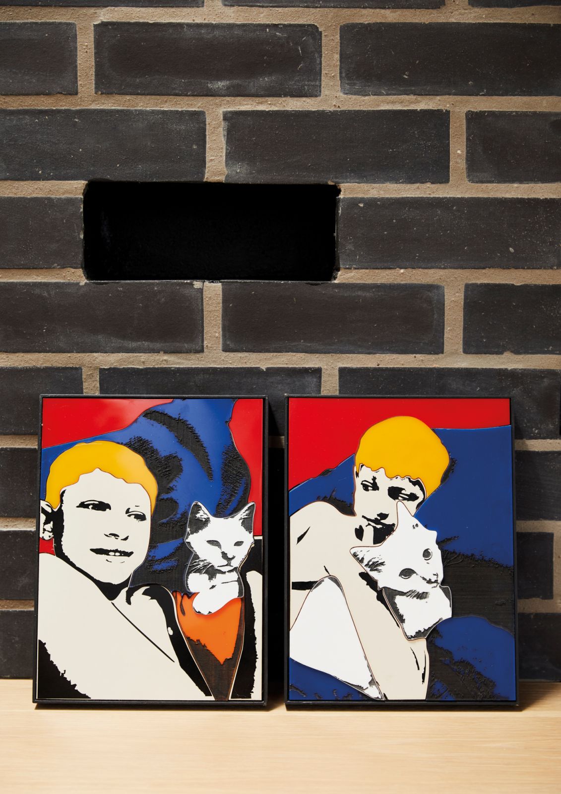 Colourful artworks by Gad de Combes