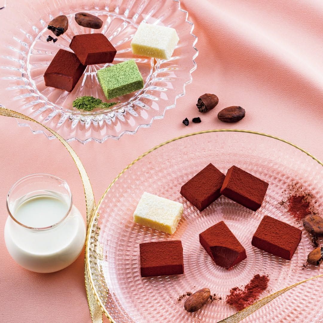 A decadent selection of Royce' chocolates, perfect for the festive season
