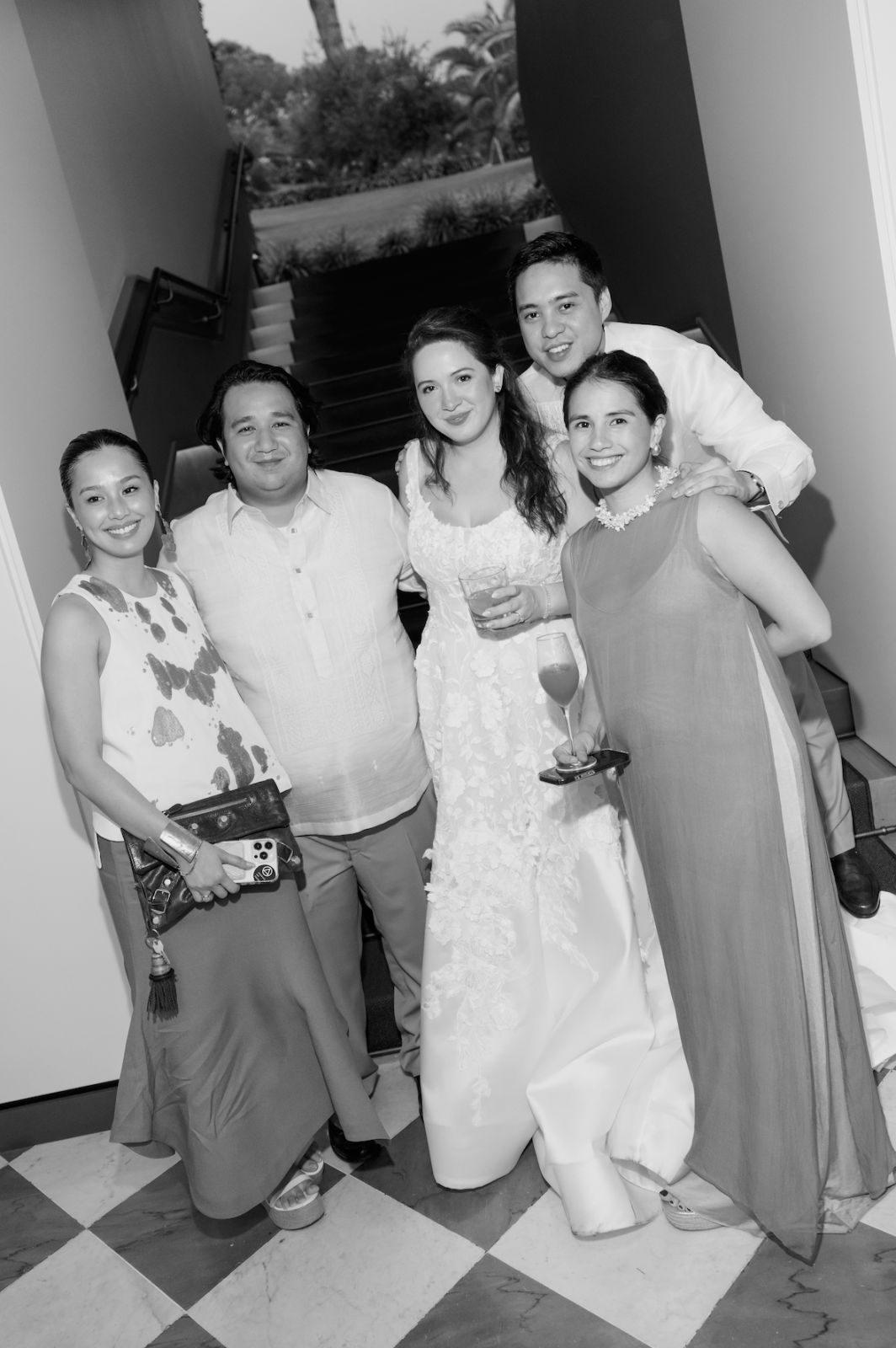 Carmela Fortuna, Raul, Audrey, Amado Forés, Ana O
Osmena
