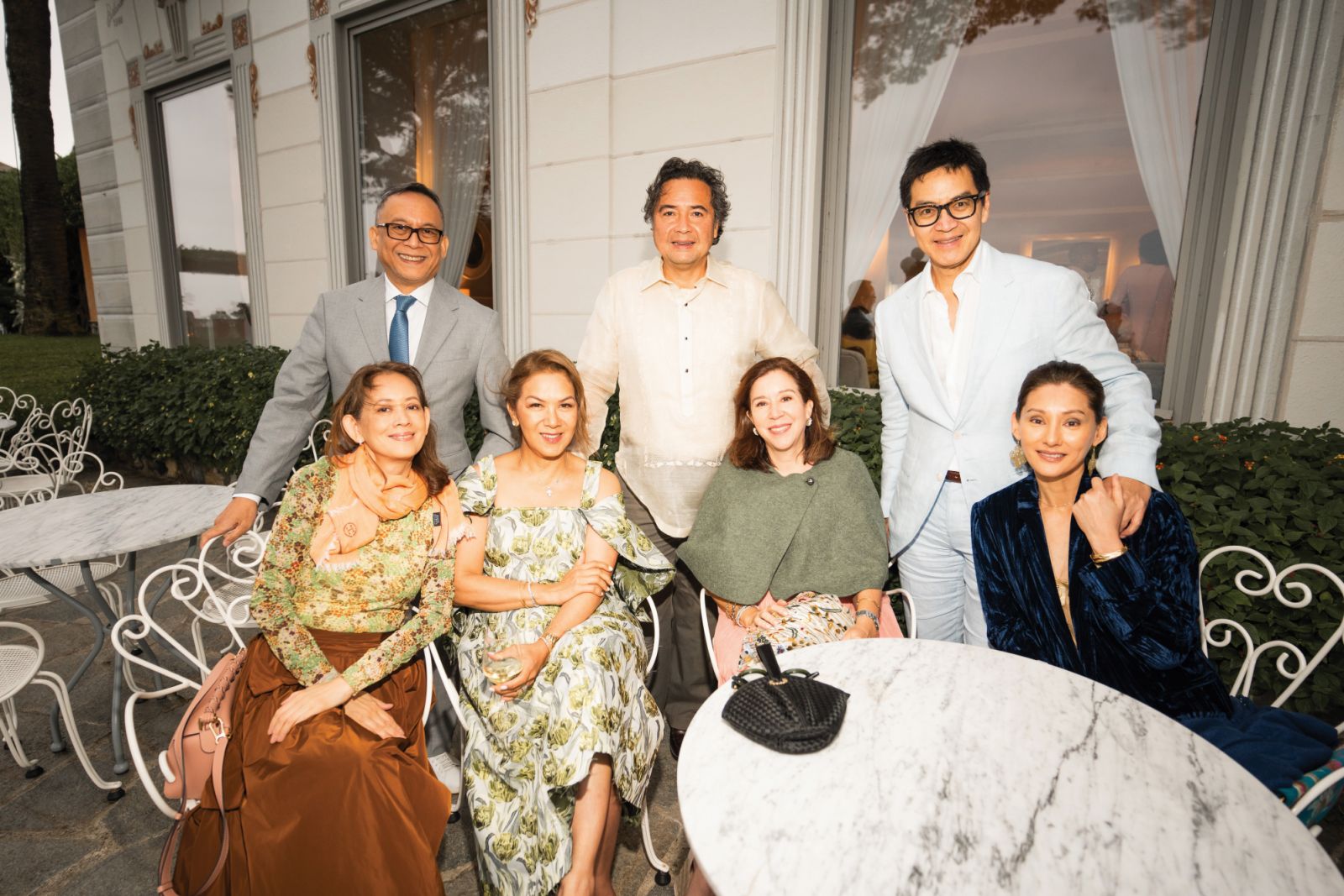 (Clockwise, from top left) Raffy Andrada, Miguel Tambunting, Edmund Reyes, Camille Reyes, Claudia Tambunting, Malou M Forés, Maben Andrada