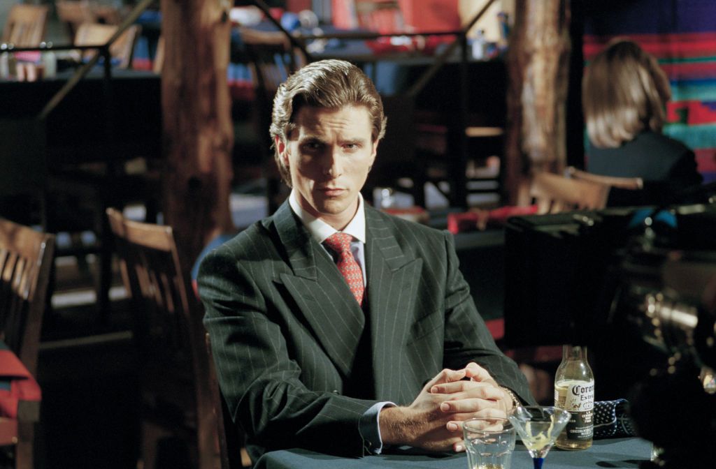 Christian Bale on the set of ‘American Psycho’, based on the novel by Bret Easton Ellis and directed by Mary Harron (Photo: Eric Robert/Sygma/Sygma via Getty Images)