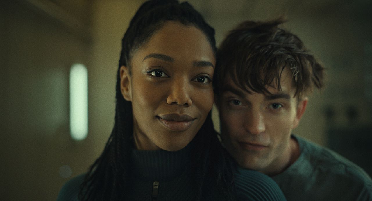 Naomi Ackie as Nasha with Mickey (Photo: Courtesy of Warner Bros)