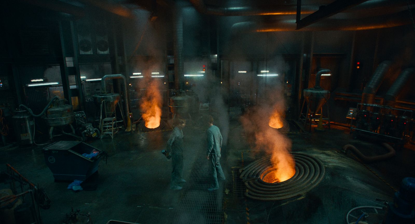 The incinerator room inside the ship (Photo: Courtesy of Warner Bros)