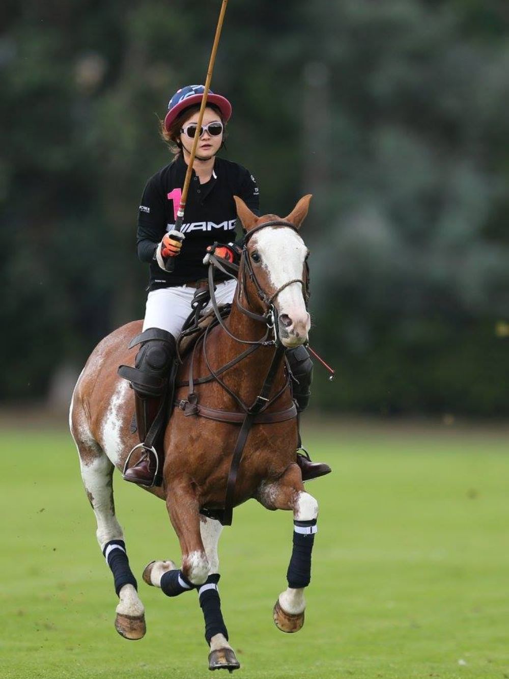 Lovy Beh during a game of polo (Photo: BP Polo Club)