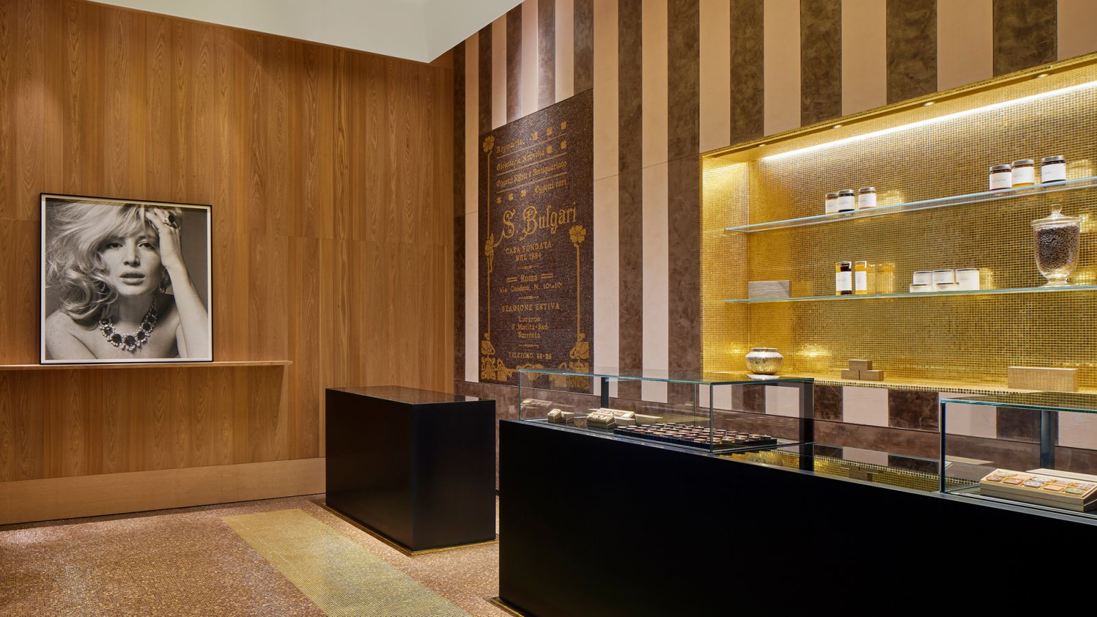 The Bvlgari Dolci boutique
