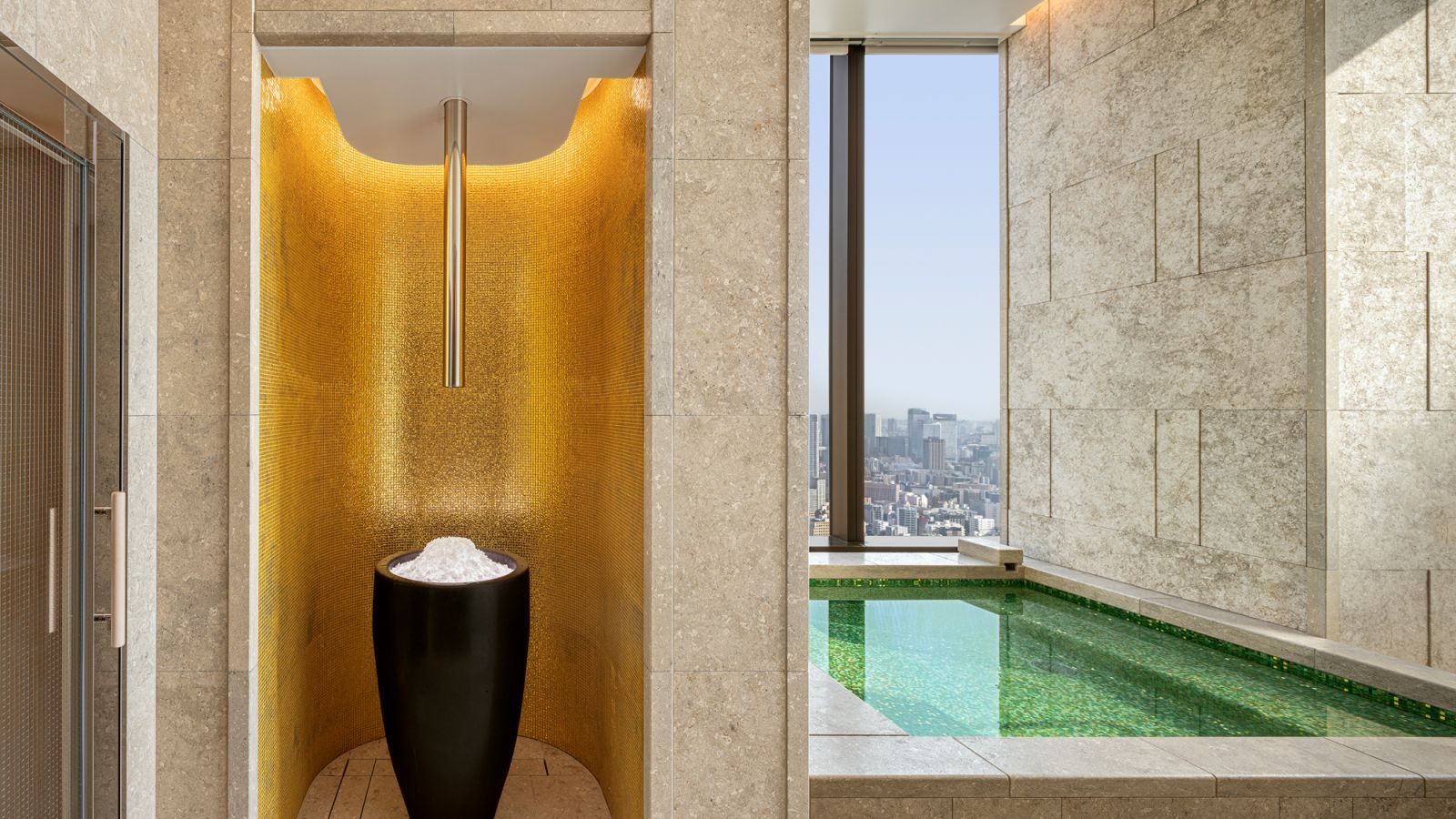 The Bvlgari Spa combines Italian and Japanese opulent bathing cultures