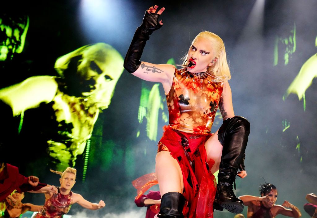 LOS ANGELES, CALIFORNIA - SEPTEMBER 10: Lady Gaga performs onstage during The Chromatica Ball Tour at Dodger Stadium on September 10, 2022 in Los Angeles, California. (Photo by Jeff Kravitz/Getty Images for Live Nation)