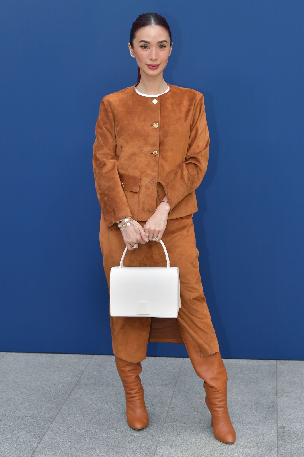 Heart Evangelista attends the Akris Womenswear Fall/Winter 2025-2026 show as part of Paris Fashion Week (Photo: Getty Images)
