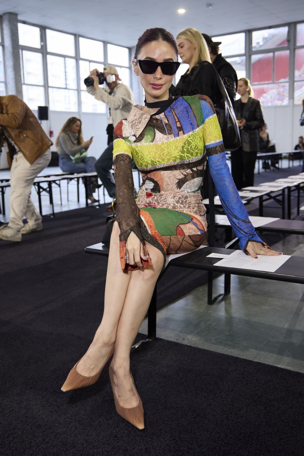 Heart Evangelista attends the Ottolinger Womenswear Fall/Winter 2025-2026 show as part of Paris Fashion Week (Photo: Peter White/Getty Images)