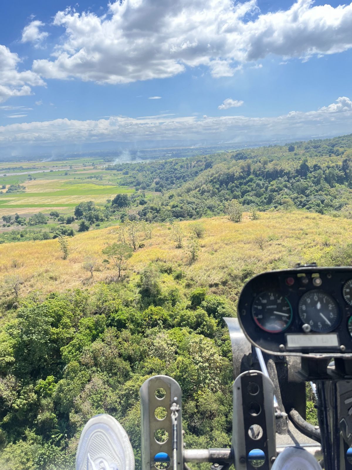 The foot of Mount Arayat from the Ultralight (Photo: Gabriel Bohol)