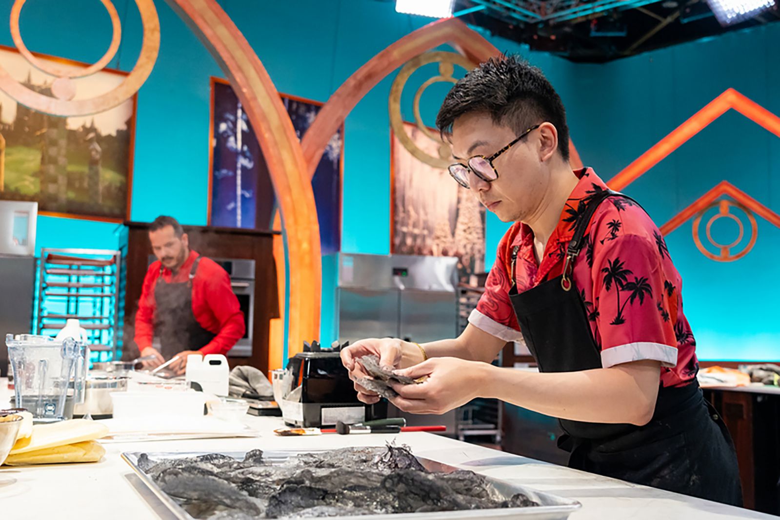 Contestant Miko Kaw Hok Uy, as seen on Harry Potter: Wizards of Baking, Season 1.