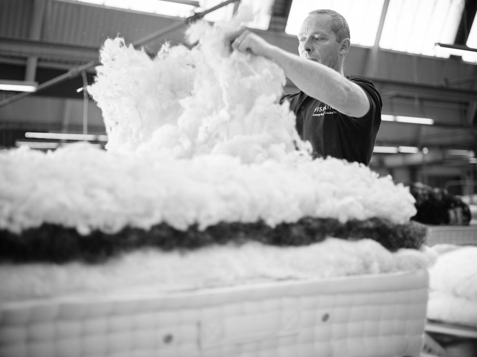 Assembling the Vispring mattress (Photo:Vispring)