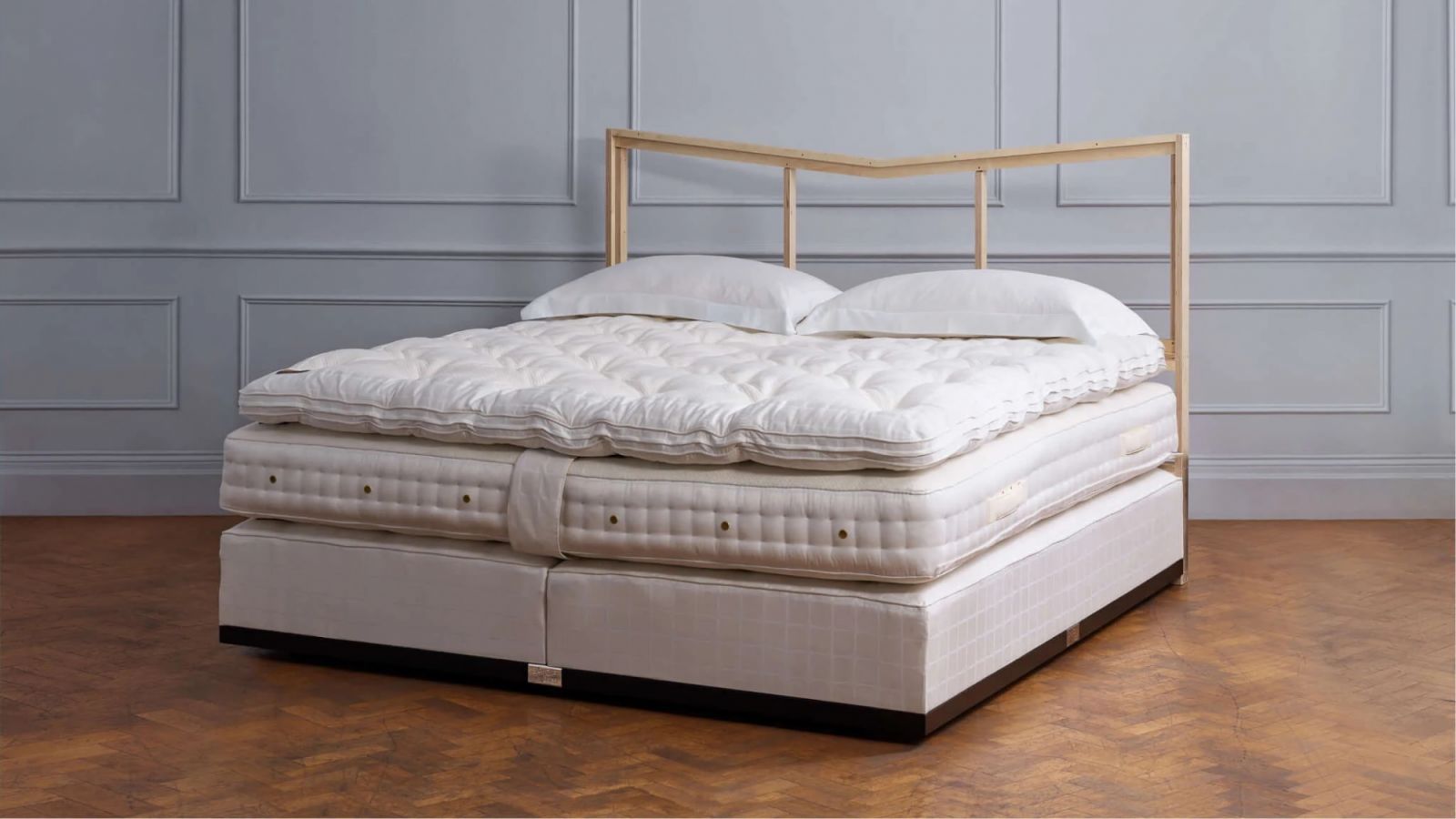 Savoir’s No1 is the ultimate in sleep and involves 120+ hours of craftsmanship