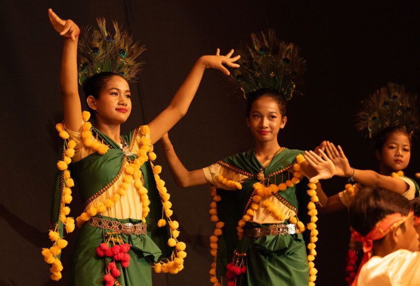 Cultural performances at The Gong, a cultural community centre in Sameakki Mean Chey District of Cambodia