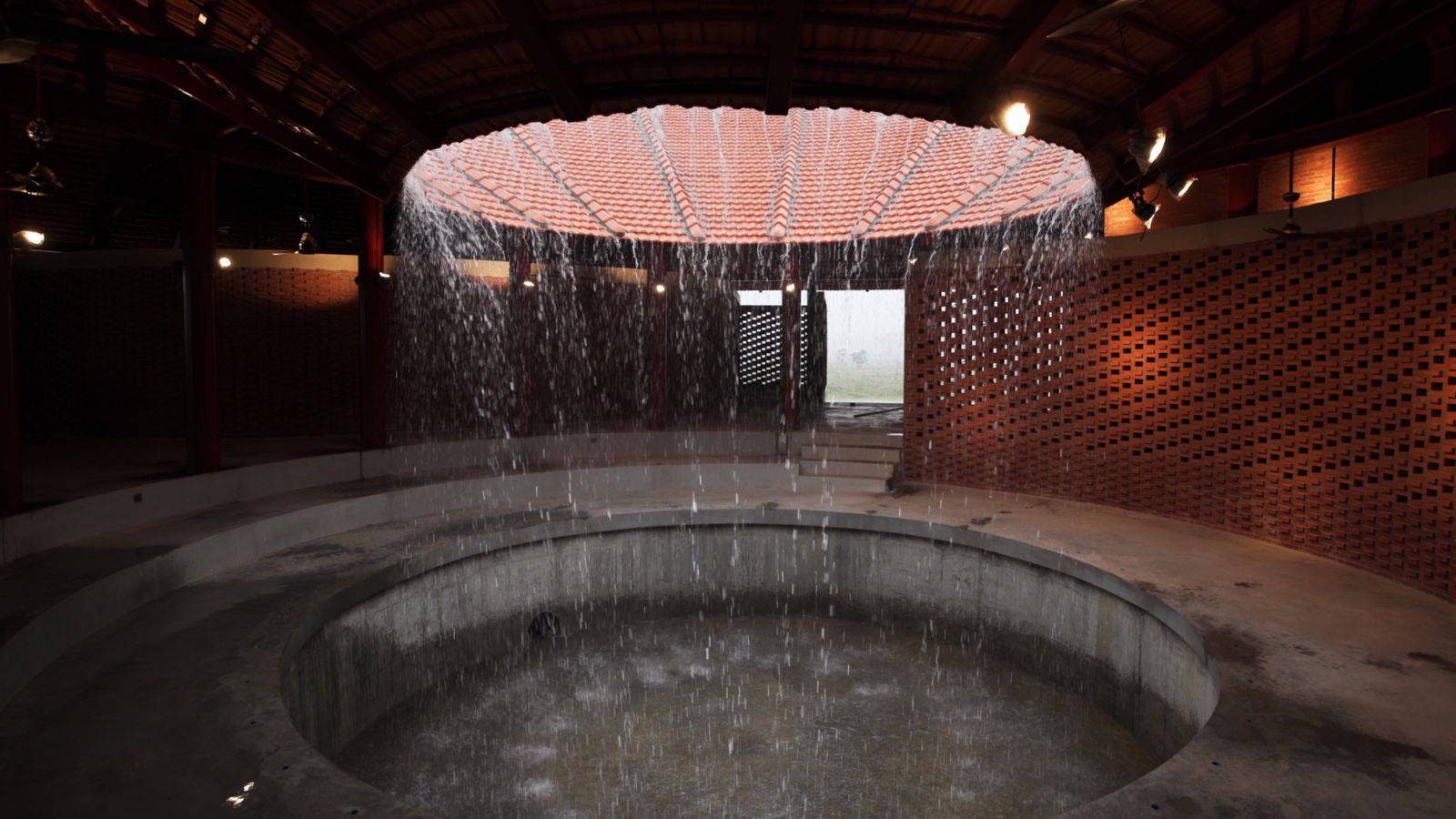 Inside The Gong, a cultural community centre in Sameakki Mean Chey District, Cambodia