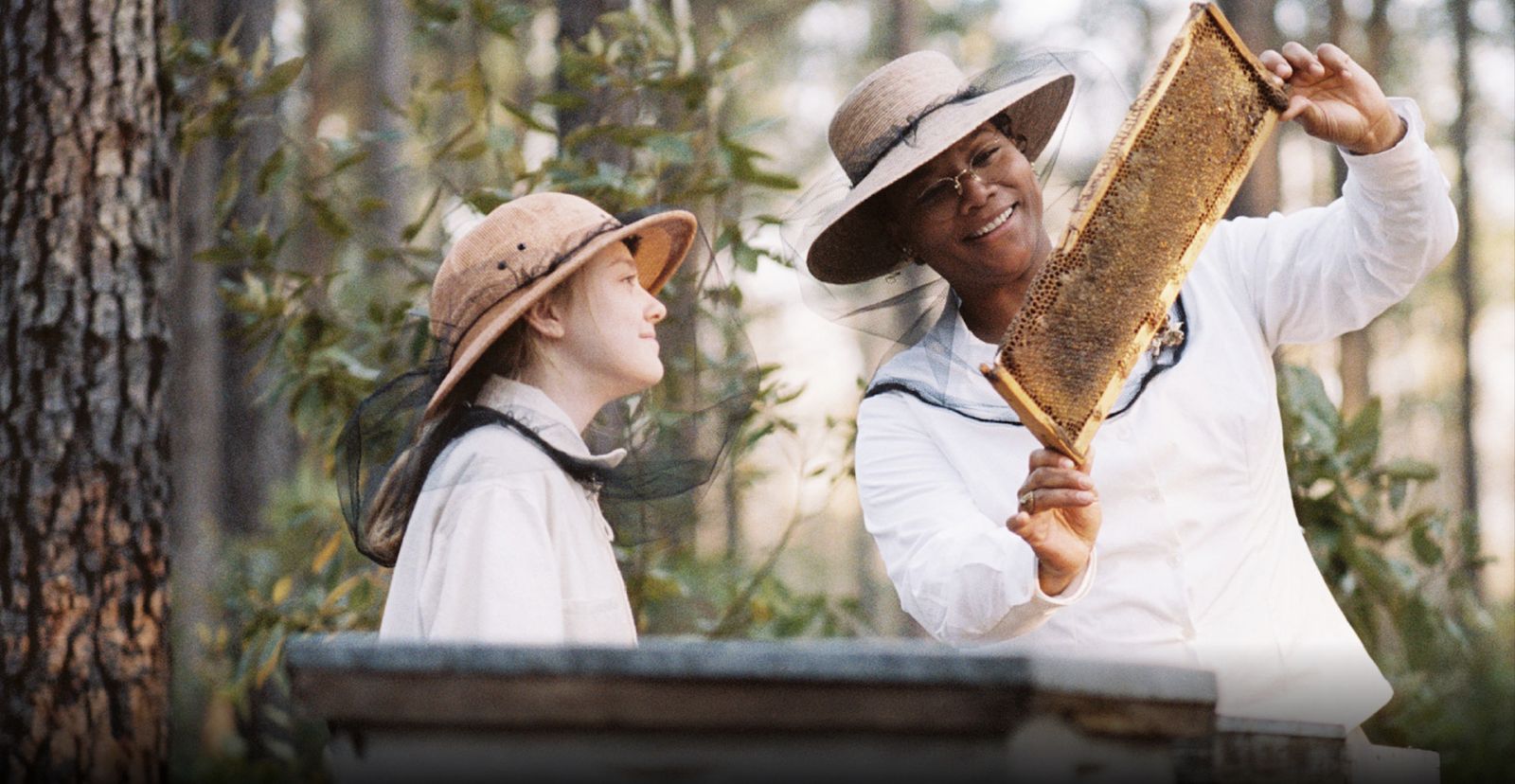 Dakota Fanning and Queen Latifah in The Secret Life of Bees (2008) (Photo: IMDB)