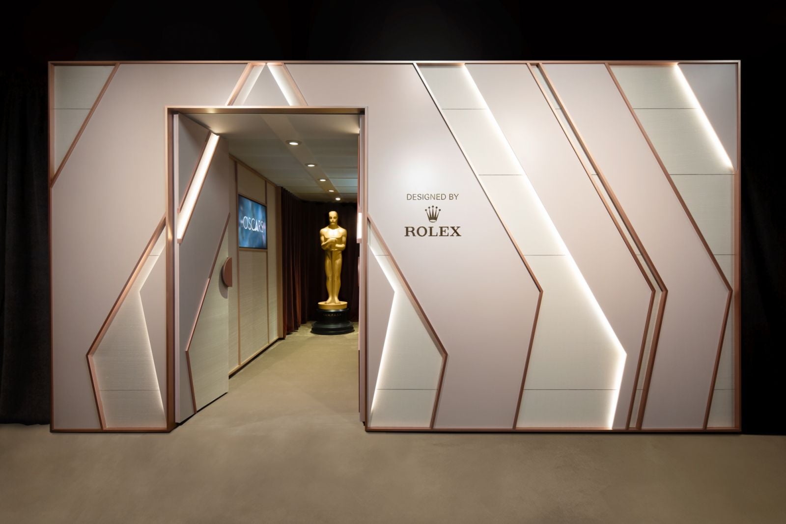ทางเข้า Oscars Greenroom ที่งานประกาศผลรางวัลออสการ์ครั้งที่ 97 ©Rolex/Bart Michiels