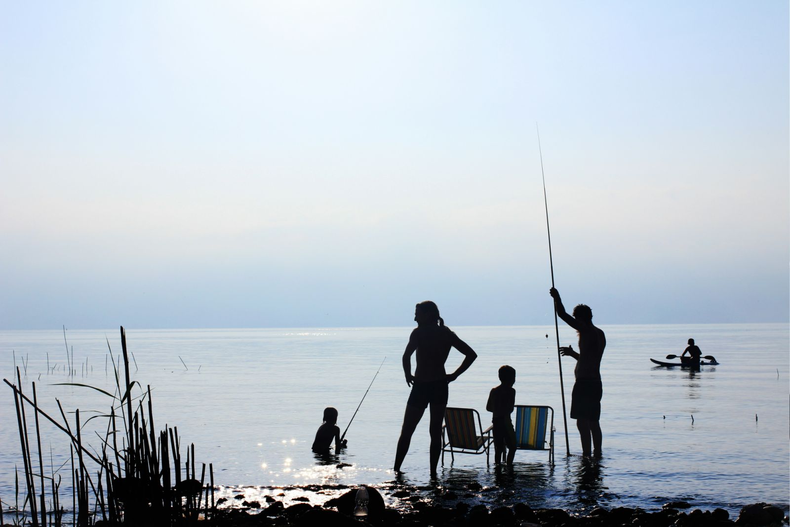 Family on a fishing trip