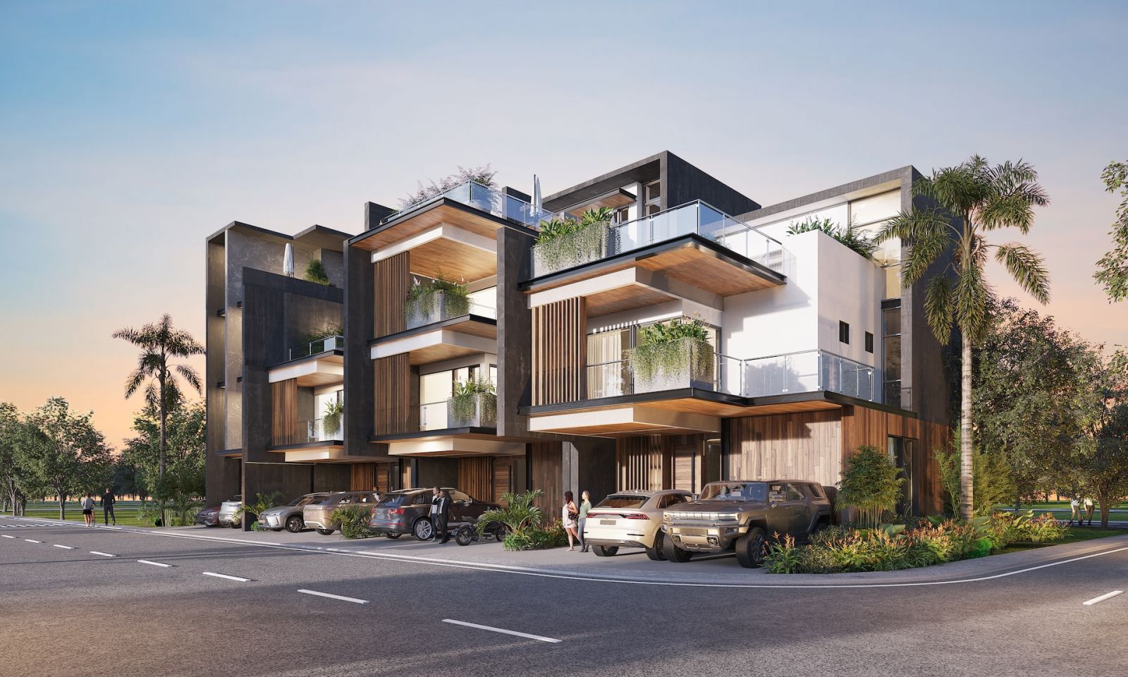 The façade of the Kiara home at M Residences Katipunan