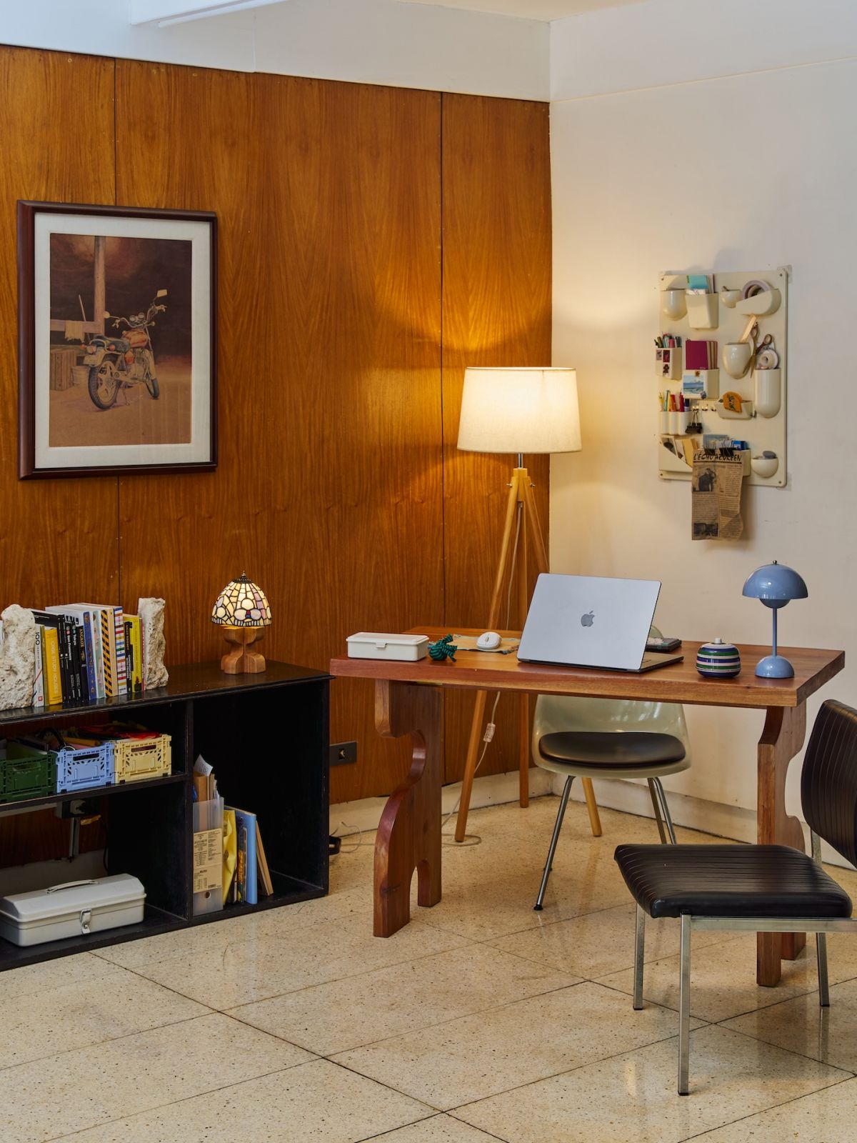 A glimpse of the coworking space in the Marikina home