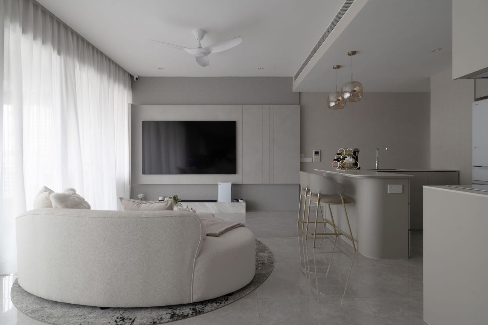 The Ascentia Sky living room by Mr Shopper Studio