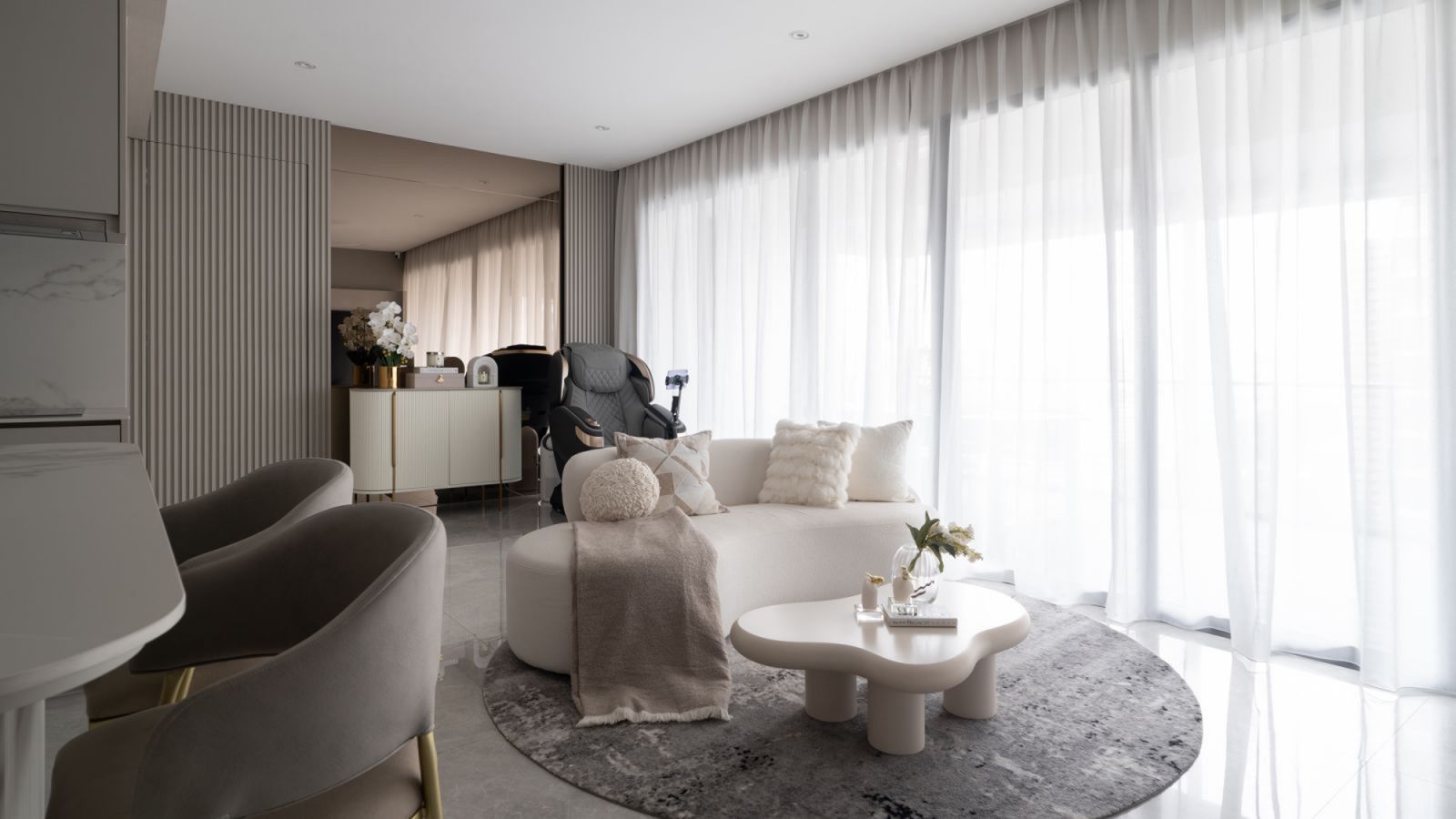 The living space of the Ascentia Sky unit
