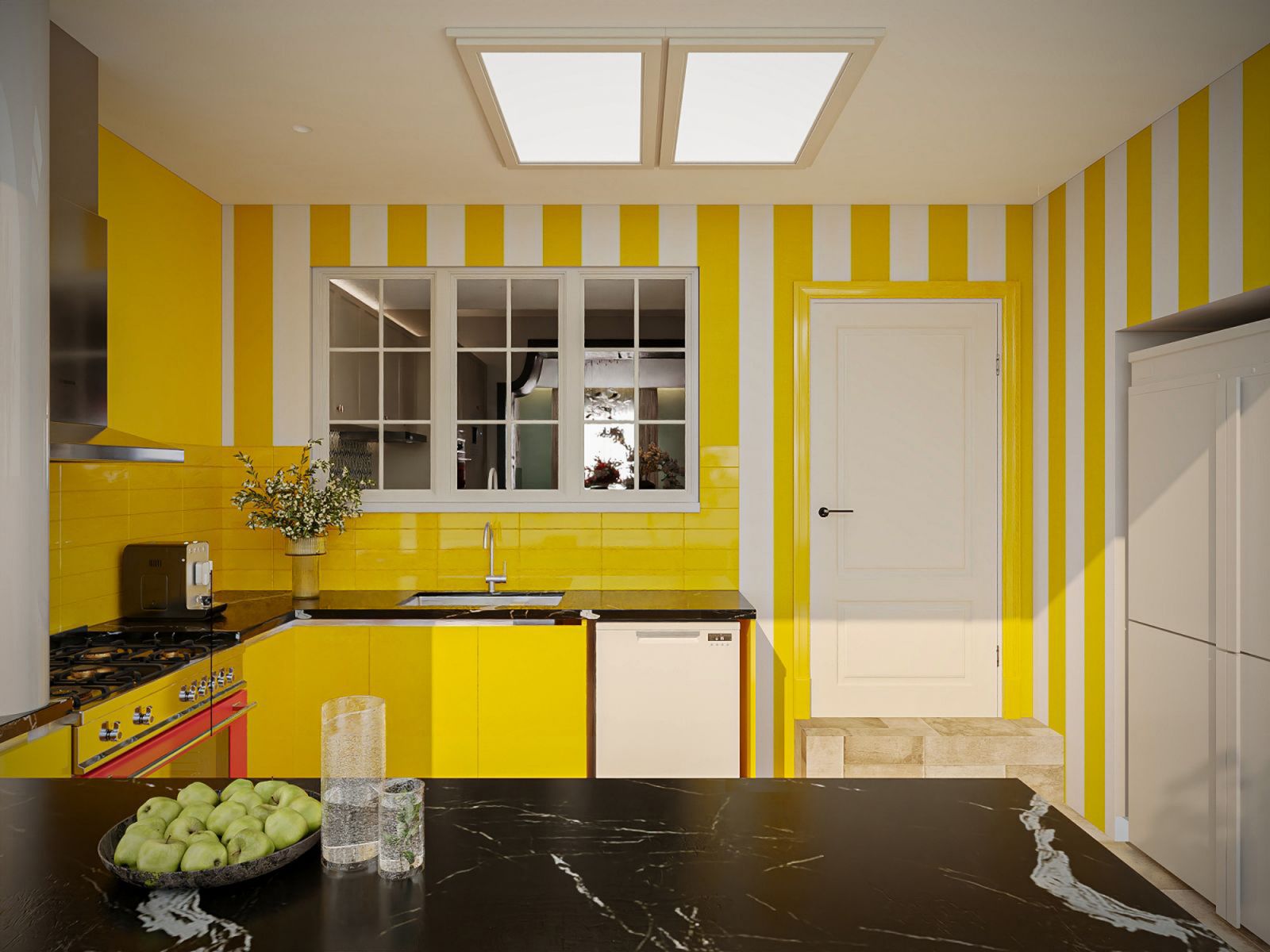 The cheerful wet kitchen