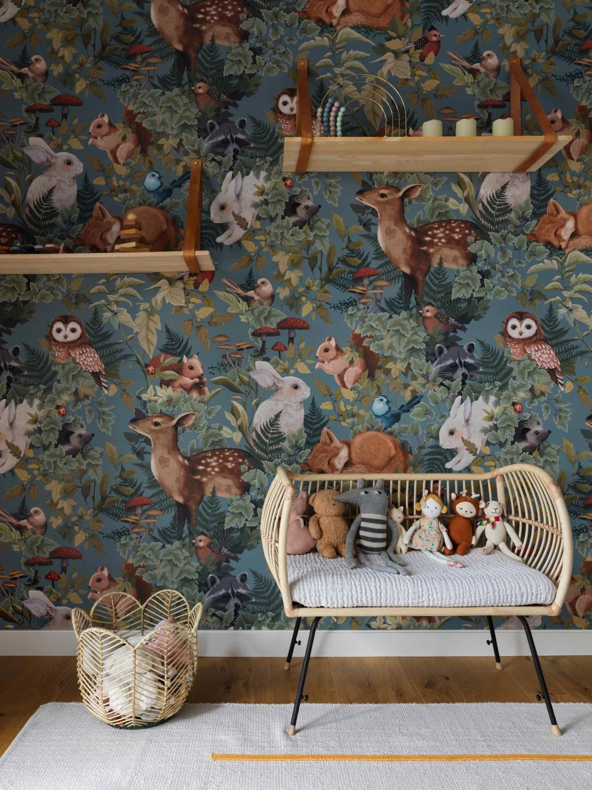A touch of whimsy to the nature-inspired theme in a Moscow home designed by Shefler Interiors (Photo: Sergey Krasyuk)