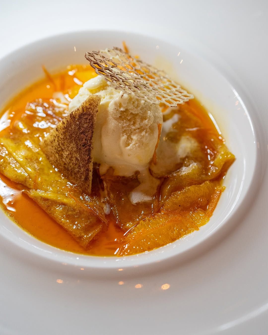 Crêpes Suzette Flambé, the best-selling desert at Birch (Photo: Instagram / @birch_kl)