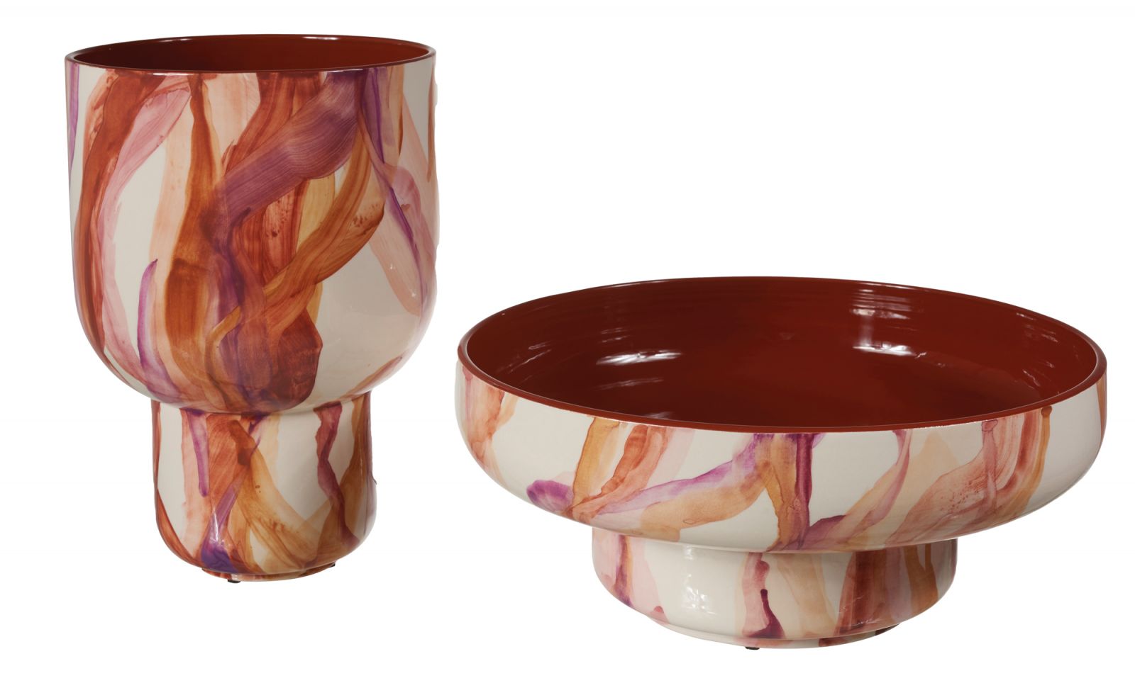 Roche Bobois Ruhua vase and centrepiece by Jean-Christophe Clair