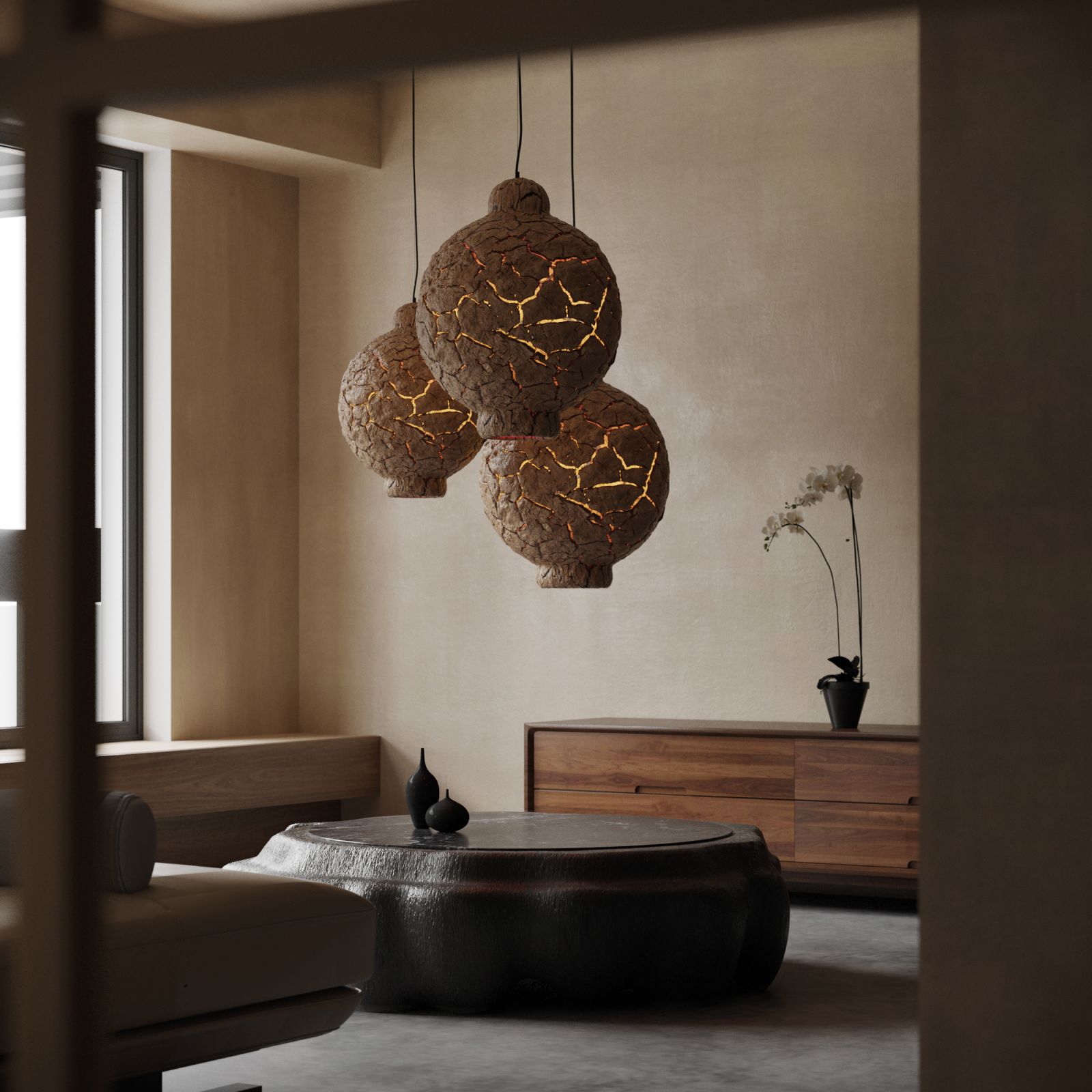Makhno Studio Ba lamps, from Sol Luminaire