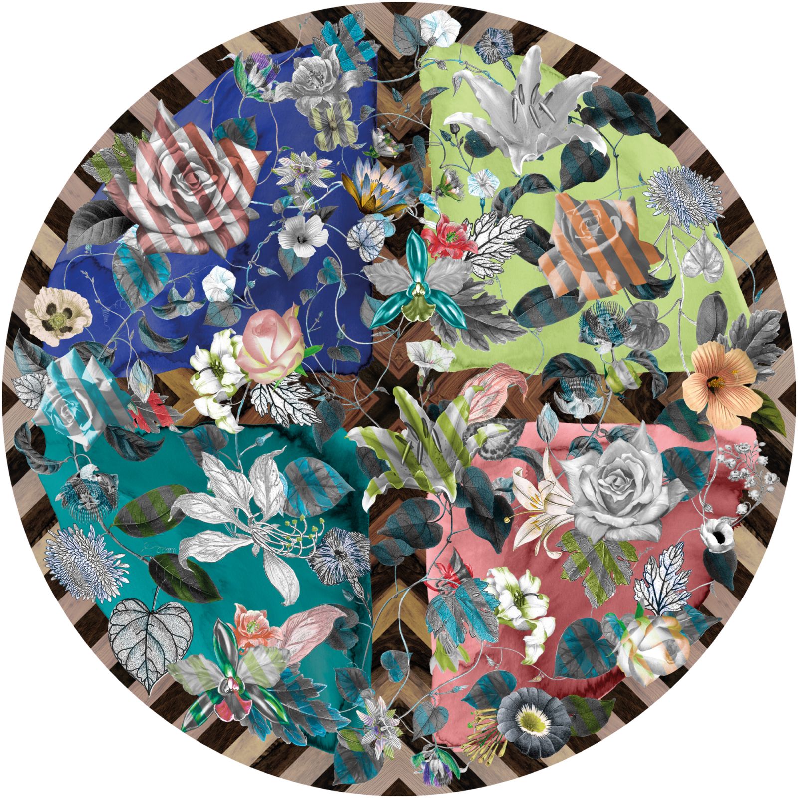 Moooi Carpets Malmaison Guimauve rug by Christian Lacroix Maison, from Space Furniture