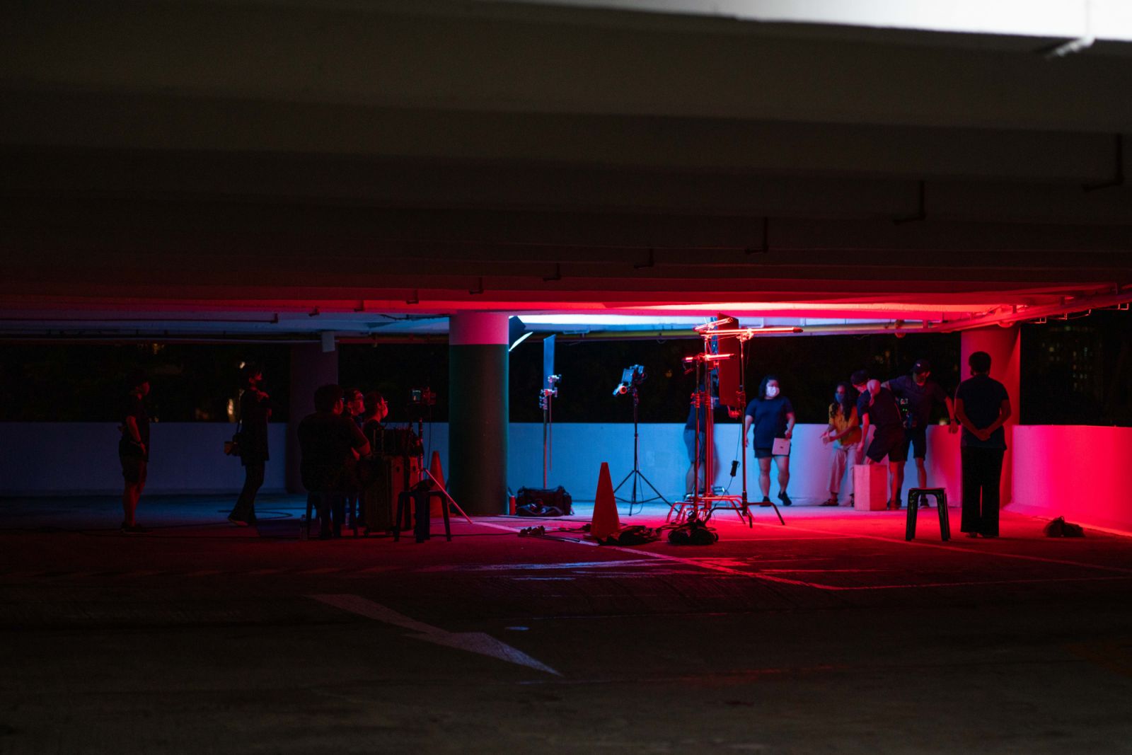 Behind the scenes of director Nelson Yeo’s 2021 short film ‘Plastic Sonata’ (Photo: Grace Baey)