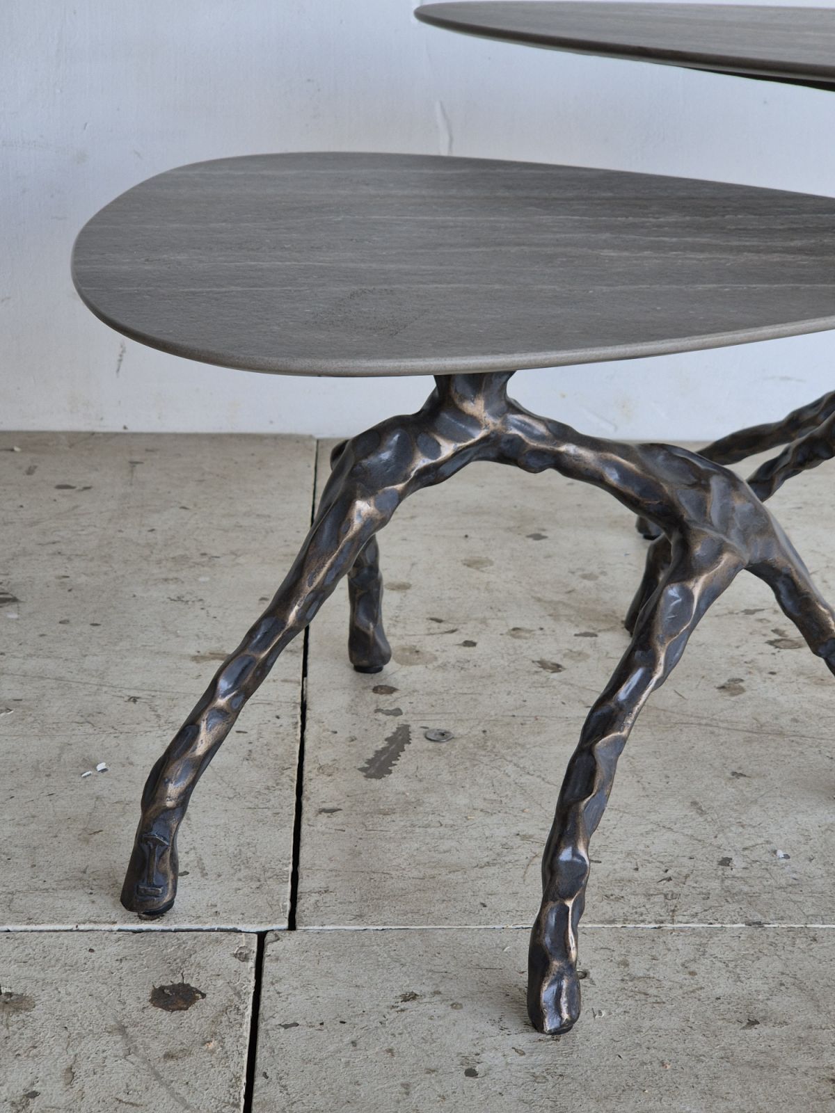 High-Hammered Side Table by Industria Gallery