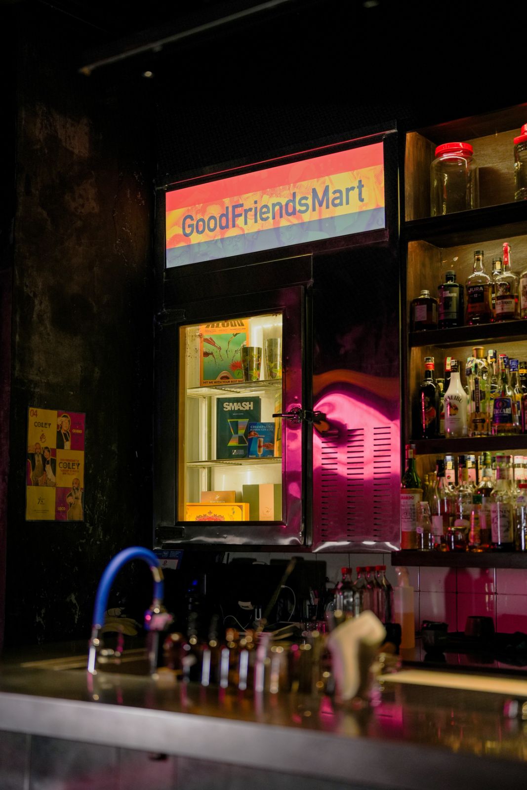 The interior of Good Friends Club