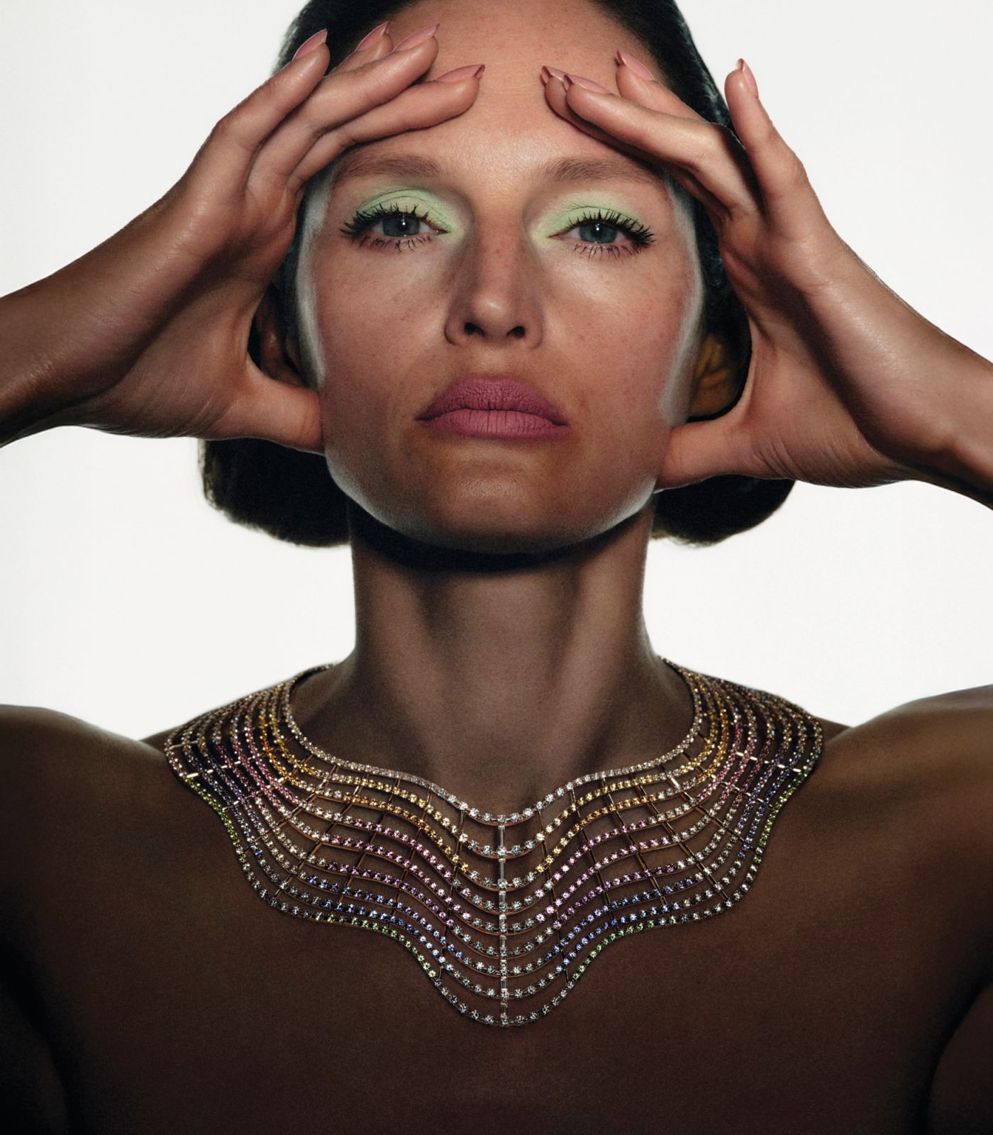 Hermès Arc en Couleurs necklace with 1,400 stones (Photo: courtesy of Hermès)