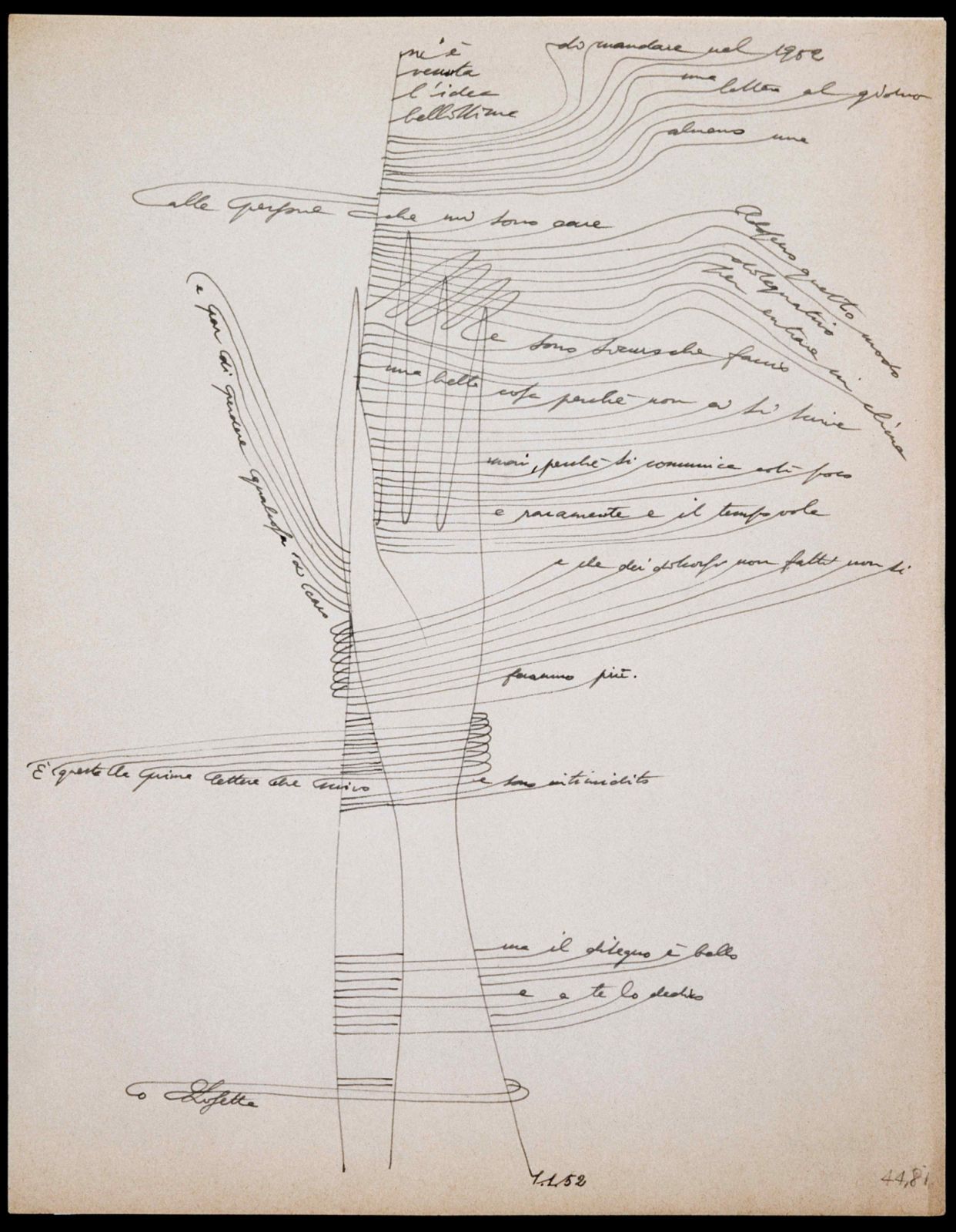 Some of Ponti’s unpublished illustration acquired at auction