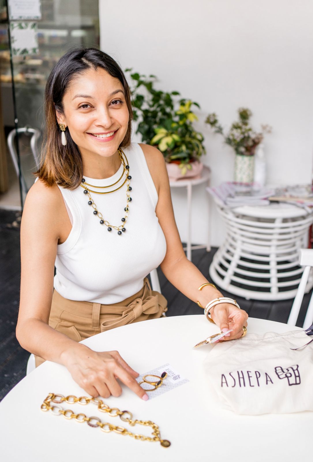 Chetna Bhatt, the founder of Ashepa Lifestyle