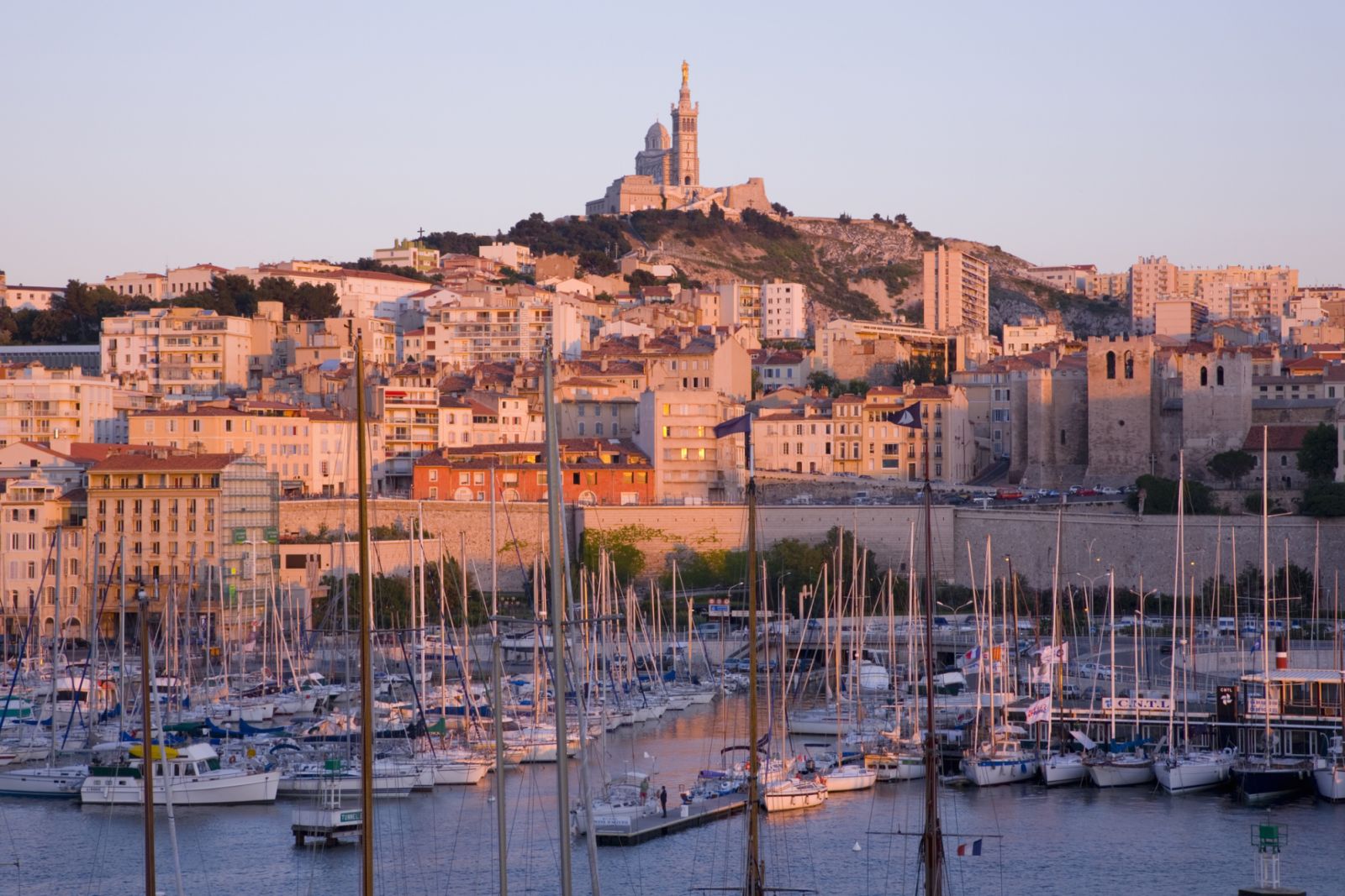 Capital of the Bouches-du-Rhone departement, Marseille is France's second city and largest commercial port. Dominating its skyline is the 19th century Basilica of Notre Dame de la Garde, which offers a panoramic view of the Vieux Port and Mediterranean.