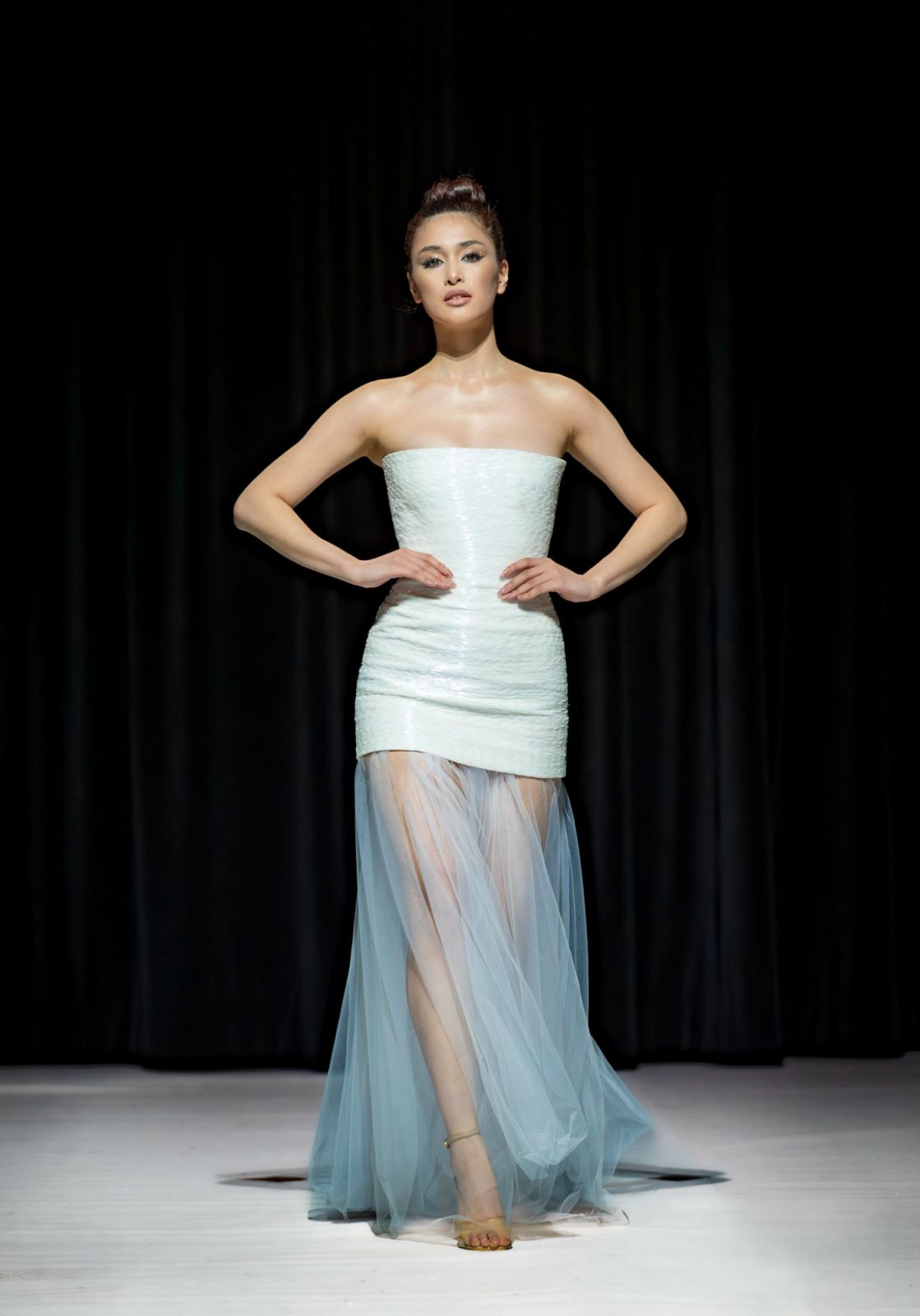 A look from John Herrera's debut at Paris Fashion Week (Photo: Paris City Fashion Week)