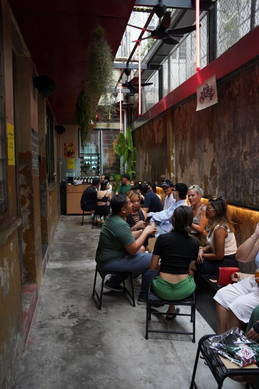 Open airy space of Triptyk for a refreshing drink (Image: Angel Ng)