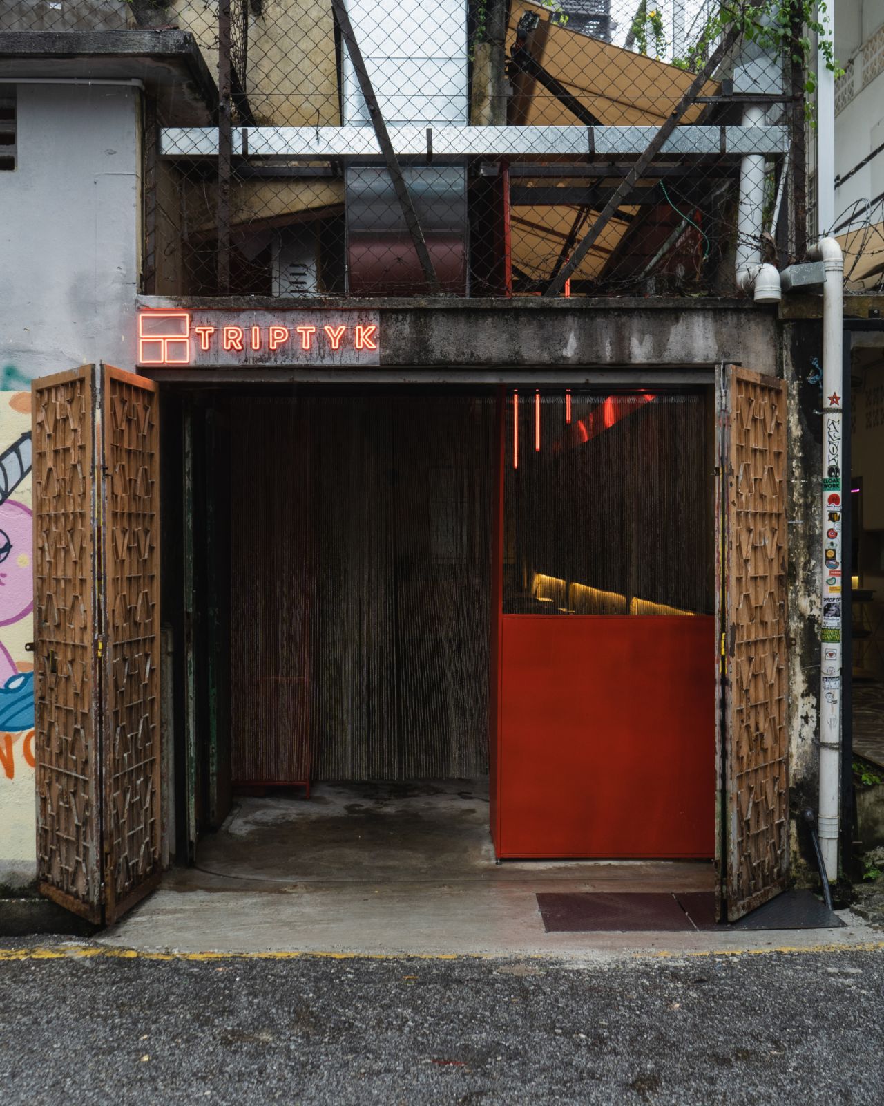 The back lane entrance (Image: Angel Ng)