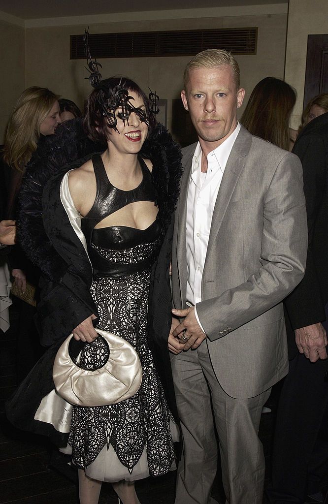 LONDON - MARCH 19: Designer Alexander McQueen and Isabella Blow attend the Tatler dinner at Floriana, at the Beauchamp place on March 19, 2003. (Photos by Dave Benett)