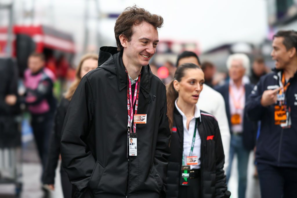 Frederic Arnault, CEO of LVMH Watch and Tag Heuer International SA, is present ahead of the F1 Grand Prix of Australia at Albert Park Circuit in Melbourne, Australia, on March 15, 2025. (Photo by Qian Jun/Paddocker/NurPhoto via Getty Images)