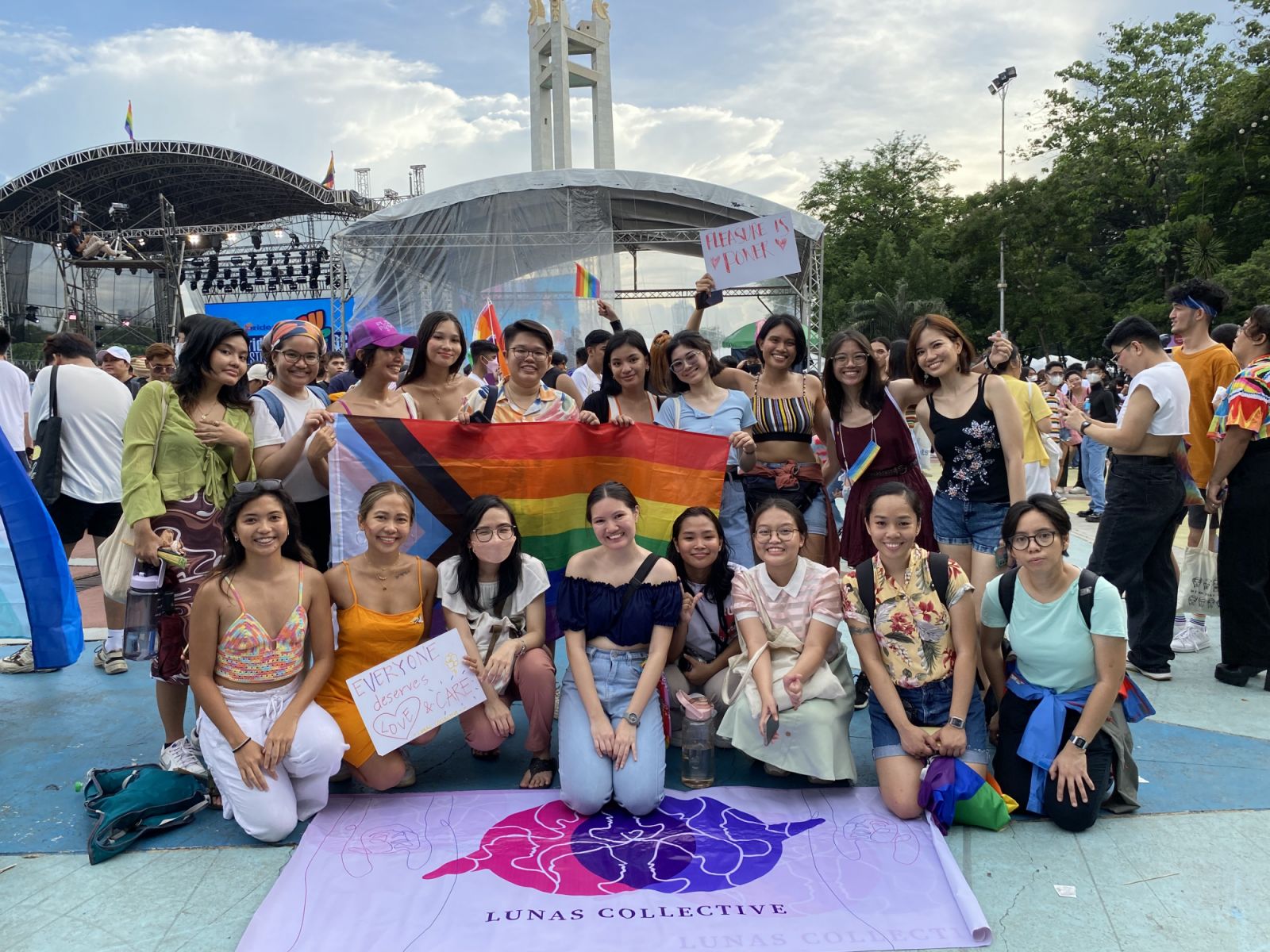 Lunas Collective community during Pride Month