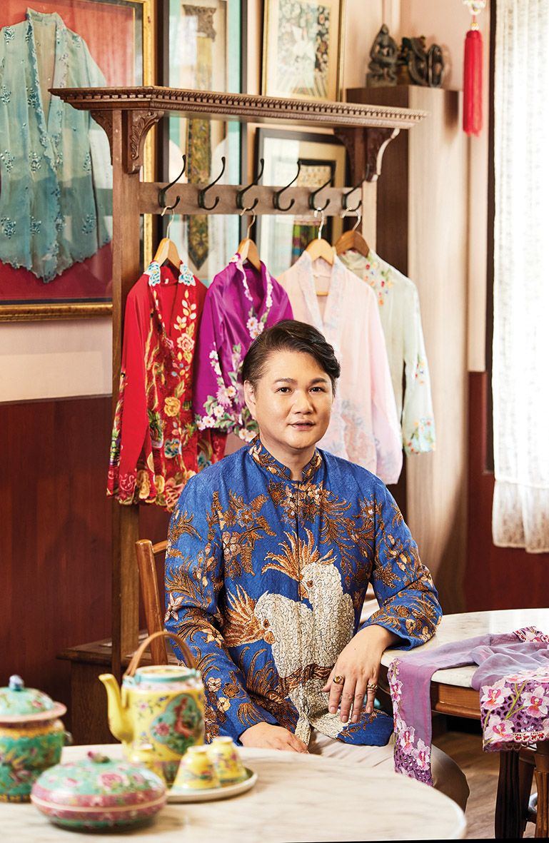 Raymond Wong, the designer and craftsperson of Rumah Kim Choo