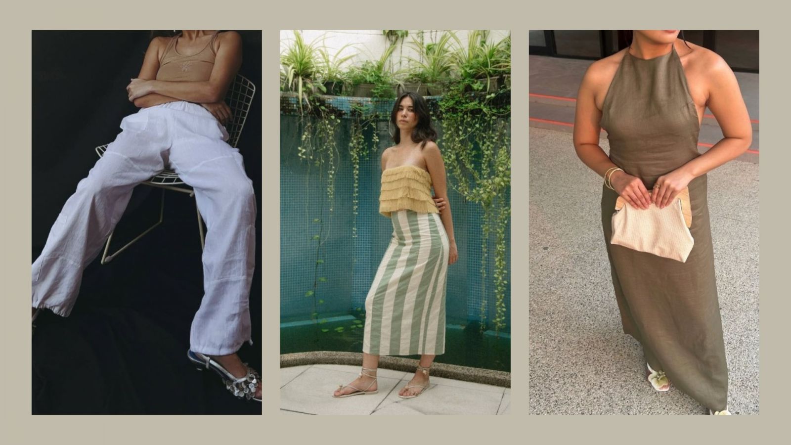 Check out these local labels prove that comfort, style and sustainability can go hand in hand (Photo: Instagram/@araw.theline, @wear.anika, @la_oceann; stylised with Canva)