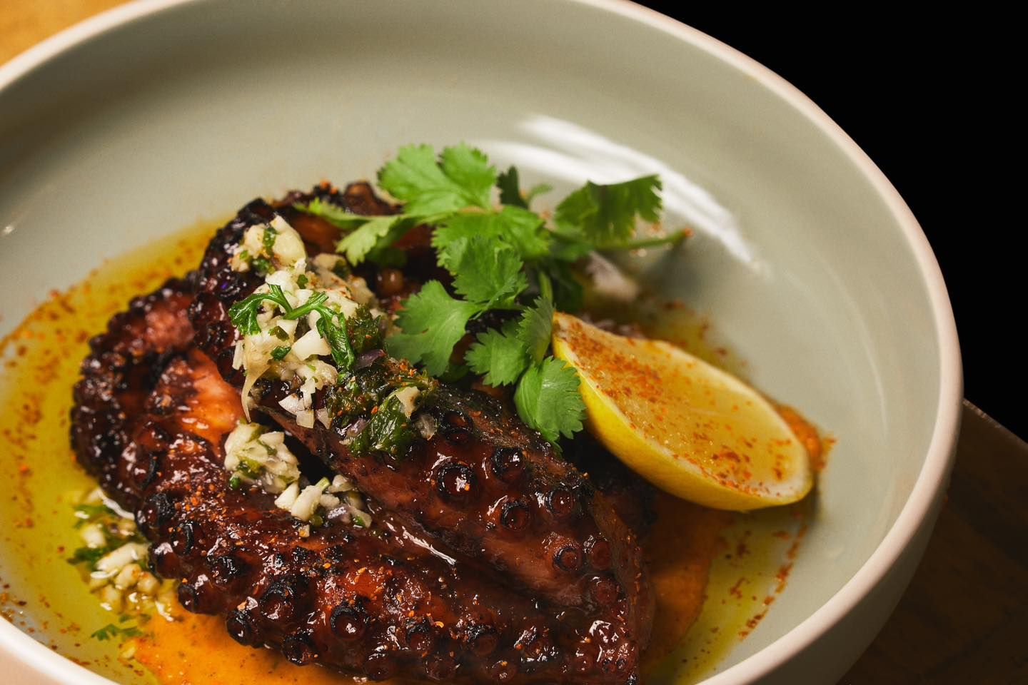 The Pugita, an octopus tentacle with a smoky and zesty flavour best paired with a cocktail (Photo: Courtesy of Facebook/Kubli Bistro)